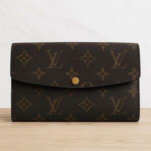 Louis Vuitton Brown and Gold Monogram wallet